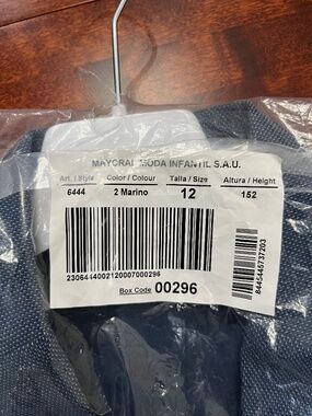NWT - Marine Blue Boys Slim Fit Suit - Size 12